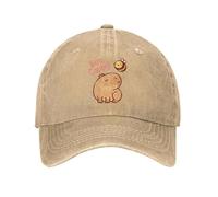 Casquette de Baseball Capybara Bee Kawaii Casual Outdoor Sport Trucker Chapeau Été Résistant Au Soleil Femmes Hommes Street Style Snapback Cap