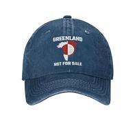 Casquette de Baseball Carte du Groenland et drapeau, Anti-Soleil Baseball Cap Streetwear, Réglable Unisexe Casquettes Anti-Uv Pare-Soleil pour Supporters, éVéNements Sportifs, Cadeau Souvenir