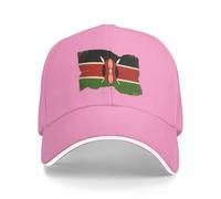 Casquette De Baseball Casquette De Kenya Drapeau National Réglable Unisexe pour Les Anti-Soleil Polyester Cap Entraînements De Course Et Les Activités De Plein