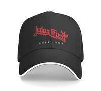 Casquette de baseball casquette de pêcheur rouge Judas Priest Band Casquette de baseball Mode Trucker Chapeau Hommes Femmes pour Golf en plein air Couvre-chef réglable Mode Cadeau d’anniversaire