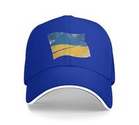 Casquette De Baseball Casquette De Ukraine Drapeau National Réglable Unisexe pour Les Anti-Soleil Polyester Cap Entraînements De Course Et Les Activités De Plein