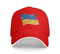 Casquette De Baseball Casquette De Ukraine Drapeau National Réglable Unisexe pour Les Anti-Soleil Polyester Cap Entraînements De Course Et Les Activités De Plein