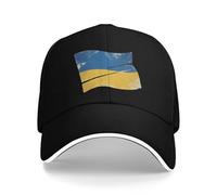 Casquette De Baseball Casquette De Ukraine Drapeau National Réglable Unisexe pour Les Anti-Soleil Polyester Cap Entraînements De Course Et Les Activités De Plein