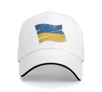 Casquette De Baseball Casquette De Ukraine Drapeau National Réglable Unisexe pour Les Anti-Soleil Polyester Cap Entraînements De Course Et Les Activités De Plein