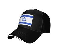 Casquette De Baseball Casquette Israël Drapeau National Trucker Homme Femme,Casquettes De Baseball Légère Et Réglable Protection Solaire Visière Courbée pour Une