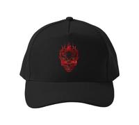 Casquette de Baseball Casquette Souple 5 Panneaux Dark Devil, pour Les Amoureux du Diable, Parfaite pour Le Camping et la randonnée : légère, Respirante et Confortable.