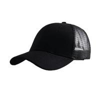 Casquette de baseball, casquettes de sport en plein air, 1 pièce, chapeau réglable camouflage, visière de soleil for hommes et femmes(Black)
