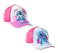 Casquette de baseball Stitch imprimé étoiles réglable Rose