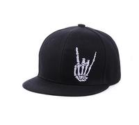 Casquette de Baseball Chapeau de Soleil Chapeau de Cowboy Chapeau Western Chapeau Snapback Chapeaux pour Hommes Casquette de Baseball Réglable Visière Plate Casquette Trucker Main Squelette Sac à Dos