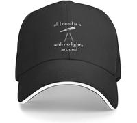Casquette de Baseball Chapeau Soleil Mode Unisexe Tout ce Dont J'Ai Besoin est Un télescope sans lumières Autour pour Les Amoureux l'espace personnalisé Rave Vintage Anime Chapeaux Femmes Hommes