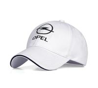 Casquette de Baseball Chapeau Unisexe pour Opel Tigra 2004-2009, Anti-Soleil Baseball Cap Casquette Décontractée à la Mode Casquette à Visière Protection,White