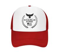Casquette de Baseball Charlie Kirk « Forever in Our Hearts » pour Hommes et Femmes, Ajustable, idéale pour Le Golf ou Le Papa