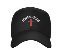 Casquette de Baseball,Christianisme Jean 3:16 Car Dieu a Tant aimé Le Monde Écriture Jésus 2024 Chapeau de Golf Classic,Anti UV Casquette de Sport pour Outdoor Eté Golf