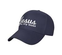 Casquette De Baseball Christianisme Jésus Est Mon Patron Chapeau De Golf Réglable Classique Casquette D'Été, pour Plage, Garçon, Hommes, 57-60cm