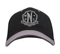 Casquette de baseball Cinereplicas Wednesday Nevermore Academy Noir TU