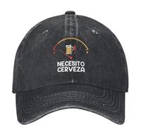 Casquette de Baseball Classique Cool pour Hommes et Femmes, Citation espagnole drôle, CerLiza, j’AI Besoin de bière, Salle de Sport en Plein air, Casquette Snapback, Cadeau d’Urgence Cool