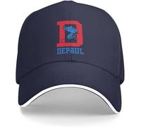 Casquette de Baseball Classique Design DePaul Classique avec Mascotte et D Traditionnel en Solar Hommes Femmes