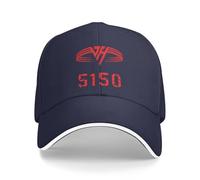 Casquette de Baseball Classique pour Van 1986 Halen Chapeau Homme Belle Casquette Polo Style Chapeau Réglable Extérieur Unisexe Casquette Bleu Marine Rouge