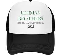 Casquette de baseball classique unisexe Lehman Brothers Risk Management Dept Solar Hat Man Casquettes Icon Hard Hat Casquettes pour femmes hommes extérieur