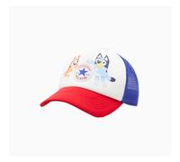 CONVERSE Chapeau 'CAM BLUEY' bleu clair / bleu foncé / rouge / blanc, Taille 48-54