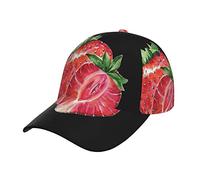 Casquette de baseball Coral Reef - Cadeau pour homme et femme - Pour la course à pied et les activités de plein air - Toutes saisons, fraise, taille unique