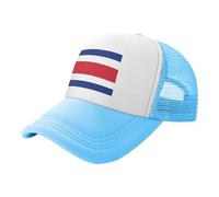 Casquette De Baseball Costa Rica Drapeau Casquette De Camionneur, Drapeau Costa Rica Brodé pour Le Camping La PêChe Les Sports De Plein Air