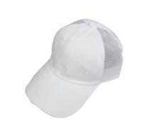 Casquette de Baseball Coton Fille Chapeau en Queue de Cheval Réglable Chapeau de Soleil Plage Camping Randonnée Golf Jean Vintage Casquette Visière Large Bord Protection Solaire Cap Hip-hop 4-10 Ans