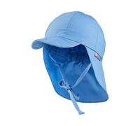 Casquette de baseball couvre nuque avec popeline UV enfant Sterntaler unicolore Bleu 51/53 cm