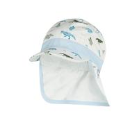 Casquette de baseball couvre nuque enfant Sterntaler Dino Blanc 51/53 cm