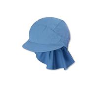 Sterntaler Casquette avec protège-nuque Bonnet Garçon Bleu (Samtblau 399) Medium (Taille fabricant:53) lot de