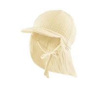 Sterntaler - Kid's Schirmmütze Nacken Musselin Bindeband - Casquette - 53 cm - vanille