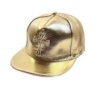 Casquette De Baseball - Cuir PU Coton 25x20x15cm | Casquette De Baseball Hip-hop Unisexe À La Mode | Couvre-chef De Rappeur De Danse De Rue Confortable Et Chapeau De Sport De Plein Air Décontracté