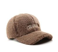 Casquette de Baseball d’hiver pour Femme Homme Chapeau d’hiver Unisexe Casquette de Base-ball en Peluche d'agneau Cap Sportive Bonnet de Ski Coupe-vent Chapeaux de Baseball Chaud Adultes Réglables