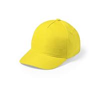 Casquette de Baseball de Couleurs Vives Garçon Fille 5 Panneaux. 100% microfibre/polyester, avec trous d'aération et fermeture velcro réglable. Casquette pour les enfants de 4 à 13 ans.
