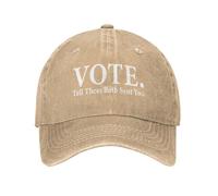 Casquette De Baseball De Cow-Boy Votez, Dites-Leur Que Ruth Vous A Envoyé Trucker Cap Anti-UV Chapeau Soleil Réglable Casquettes De Baseball pour Cadeau Golf Voyages