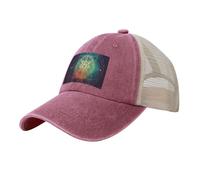 Casquette de baseball de cowboy avec dos en maille, chapeau réglable pour papa, arbre de vie, icône, casquette de plage pour homme et femme