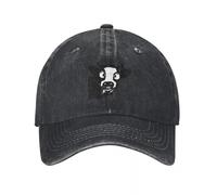 Casquette de Baseball de Soleil Anime Cross Eyed Cow à Fermeture Snapback Ajustable avec Logo personnalisé pour l'extérieur Style Hip-hop