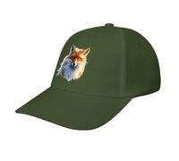 Casquette de Baseball décontractée Blue Eyes Fox, Casquette de Golf Humoristique de Style « Papa », Casquette Trucker Ajustable pour la Course à Pied et Les Sports de Plein air