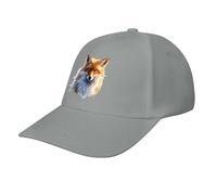 Casquette de Baseball décontractée Blue Eyes Fox, Casquette de Golf Humoristique de Style « Papa », Casquette Trucker Ajustable pour la Course à Pied et Les Sports de Plein air