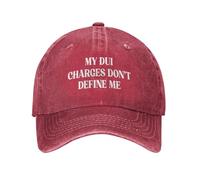 Casquette de Baseball délavée et usée « Mes accusations de Conduite en état d'ivresse ne me définissent Pas »