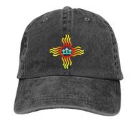Casquette de baseball d'été avec visière pare-soleil New Mexico Las Cruces Zia Classic Hip Hop Casquettes Cowboy Chapeau à visière Cadeau