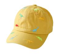 Casquette de baseball d'été pour enfants de 2 à 6 ans - Dinosaure - Casquette snapback en coton - Chapeau de soleil - Casquette de baseball réglable pour garçons et filles - Casquette de golf