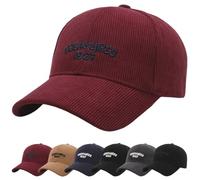 Casquette de Baseball d'hiver Hommes Hiver Automne avec Doublure,Chapeau d'hiver Baseball Cap Casquette de d'hiver en polyester Warm Winter Cap