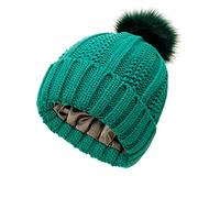 Casquette de baseball d'hiver pour bébé avec moufles douces, chapeau tricoté chaud réglable pour nourrisson, tout-petit, garçons et filles, Vert, Taille unique
