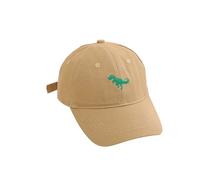 Casquette de baseball dinosaure pour garçon 2026 - Chapeau de soleil réglable avec protection UV UPF 50+ - Pour fille, kaki, 2-8 ans