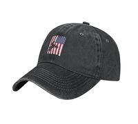 Casquette De Baseball Dirt Bike American Flag Trucker Hat Unisexe Chapeau Soleil Réglable Baseball Cap pour Camping Badminton Voyage