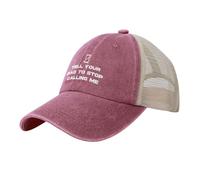 Casquette de Baseball,Dis à Ton père d’arrêter de m’Appeler ! Chapeau de Golf Casual,Respirant Casquette Baseball pour Homme Voyages Adulte