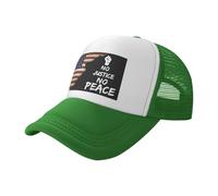 Casquette de Baseball Drapeau américain. Pas de Justice, Pas de Paix.