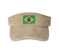 Casquette De Baseball Drapeau Brésil RéGlable De Gamme Vide à Bouton-Pression Casquettes De Baseball pour Homme Et Femme Classique Course à Pied Casquette De Golf