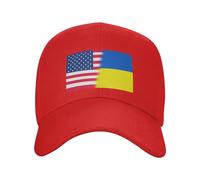 Casquette De Baseball Drapeau De L'Ukraine Et De L'Amérique Bord Plat Casquettes Vintage Casquettes De Golf Classic Trucker Caps pour Outdoo Camping Randonnée